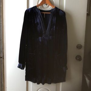Free People velvet boho dress or tunic